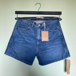 NWT ‘Reformation’ Denim Star Shorts